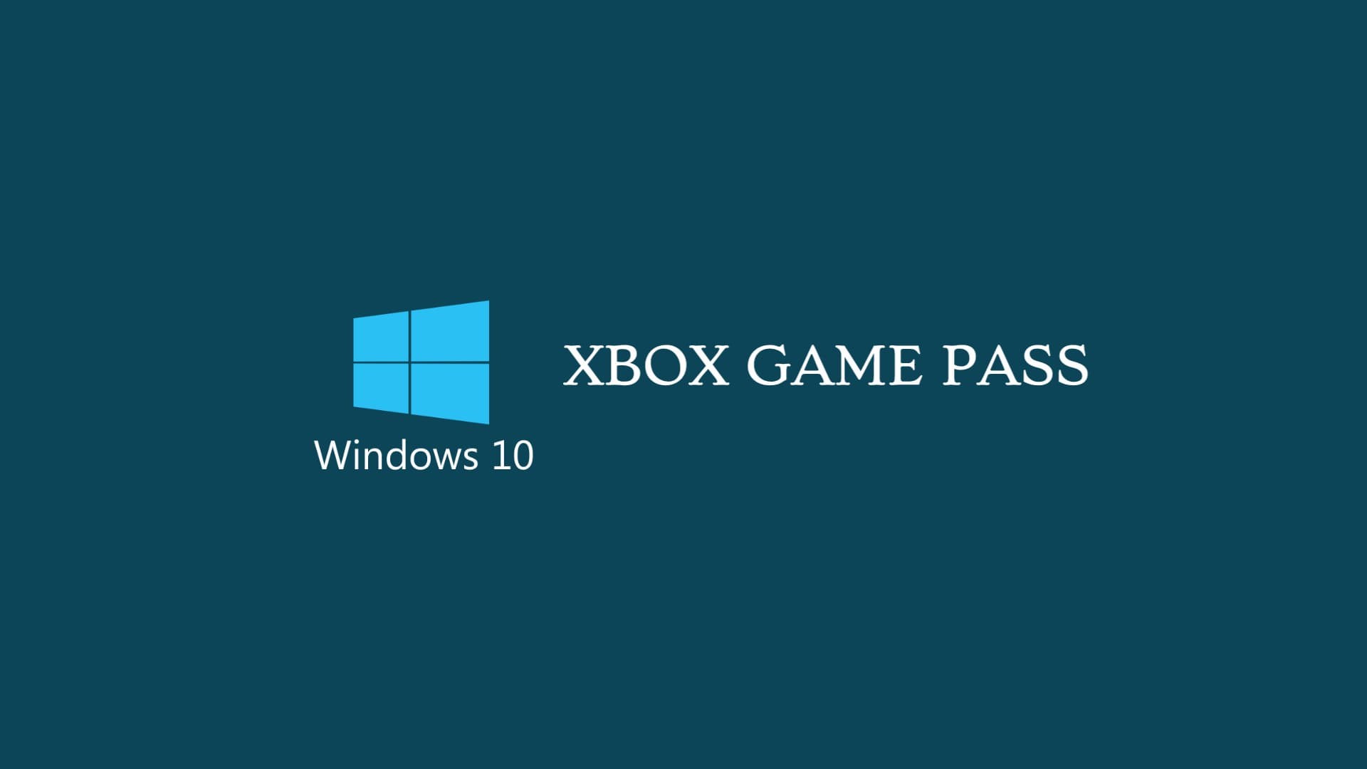 windows 10 xbox game pass