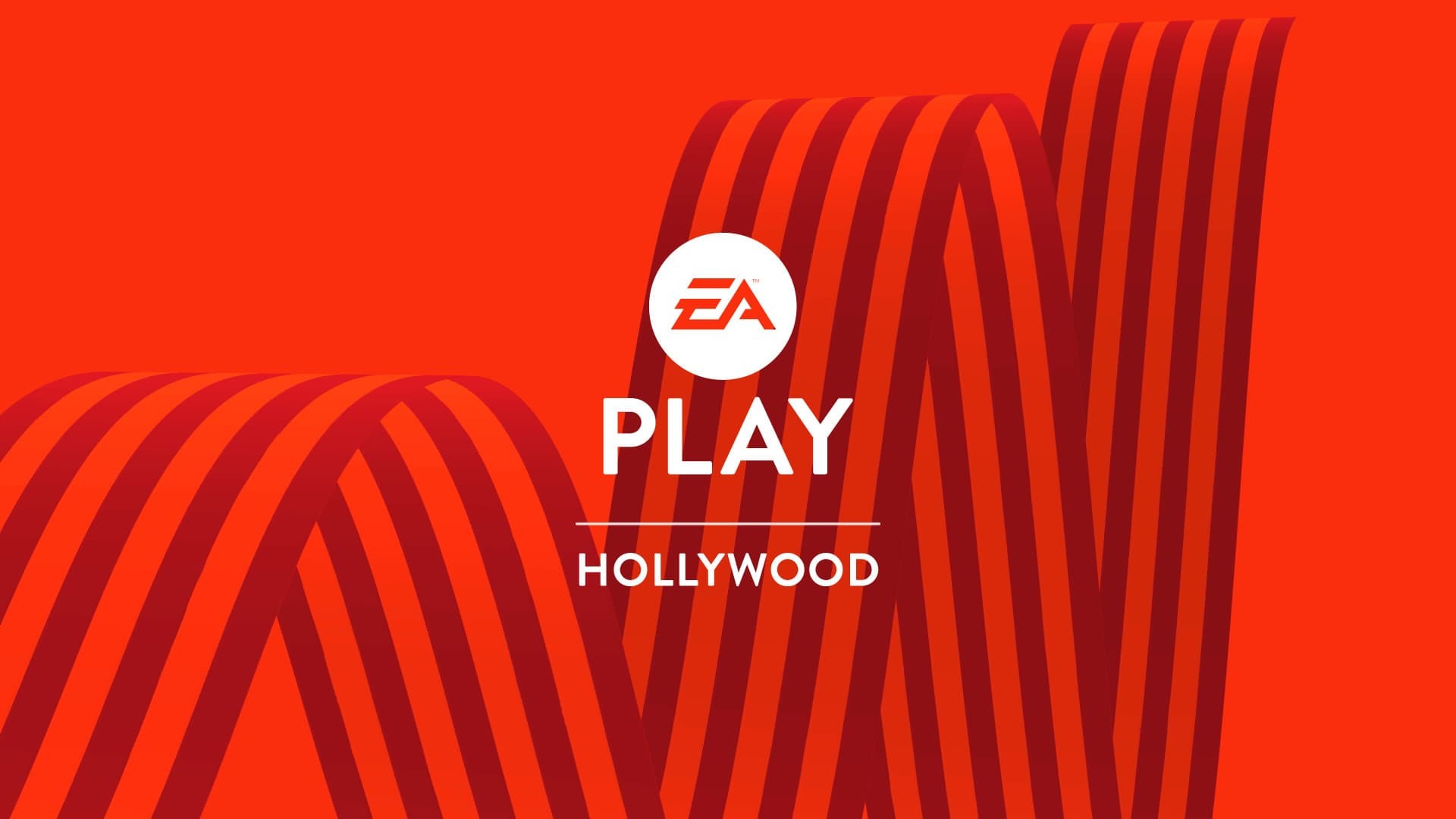 EA Play holliwood logo con sfondo rosso