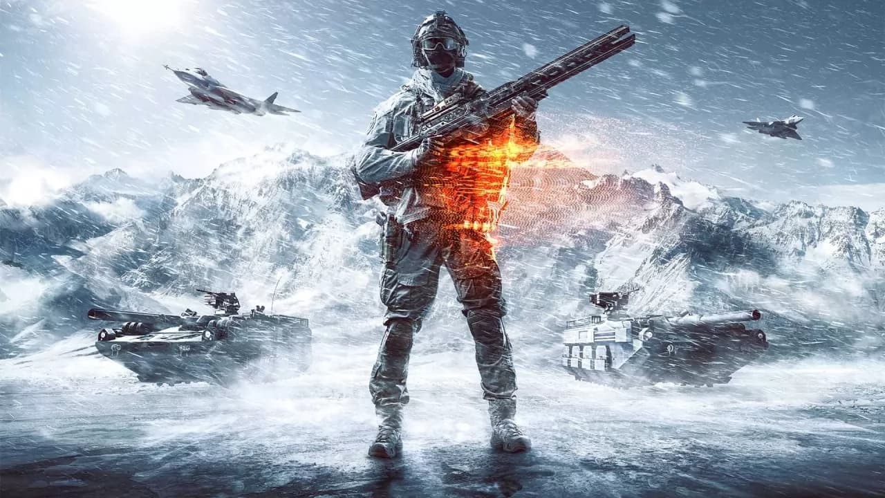 Battlefield immagine neve carriarmati e aerei