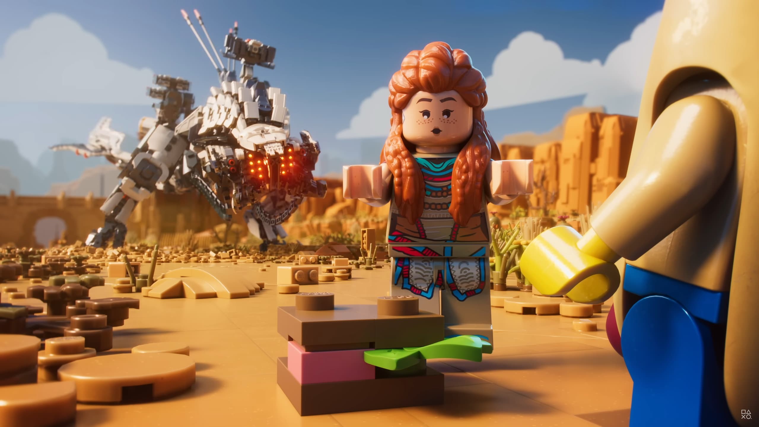 LEGO Horizon Adventures Aloy e trex