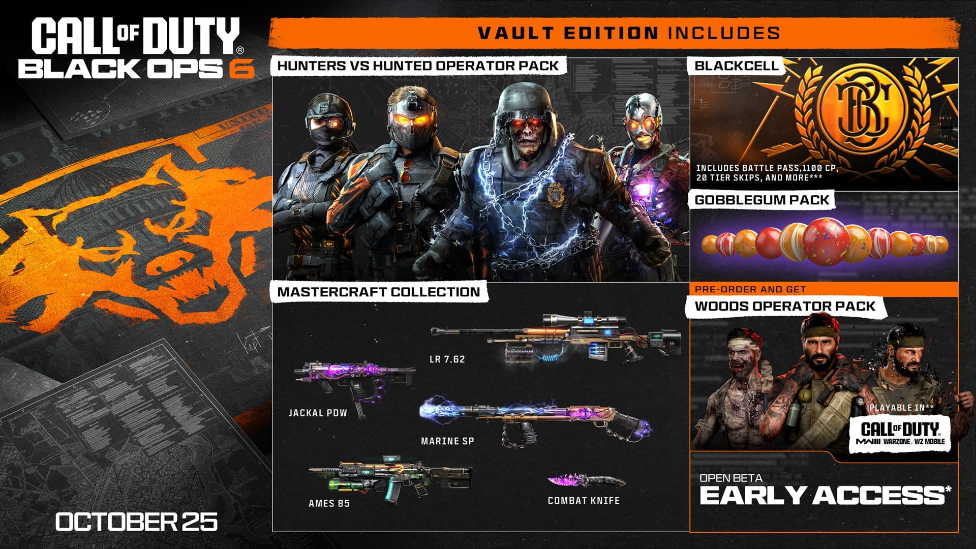 Call of Duty Black Ops 6 Vault Edition bonus pack