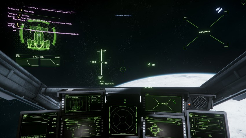 Star Citizen postazione da pilota