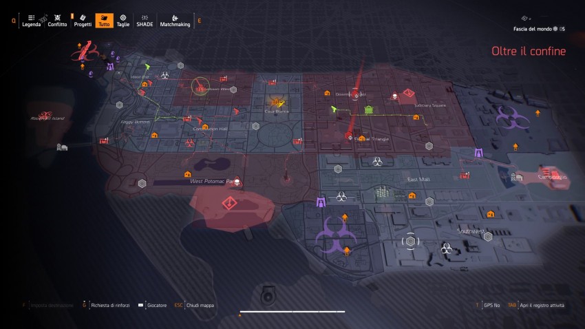 The division 2 mappa di gioco