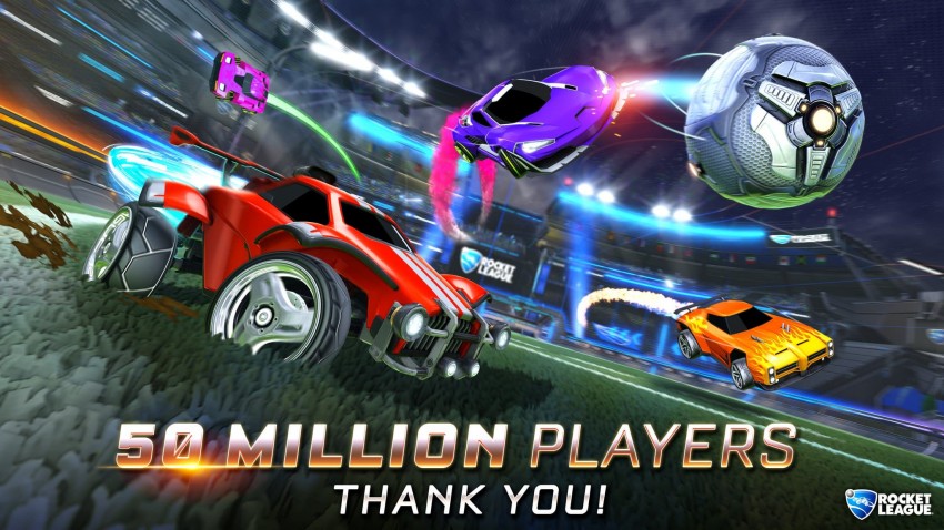 rocket league 50 milioni