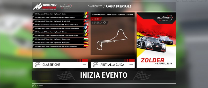 2 Campionato Blancpain GT Series