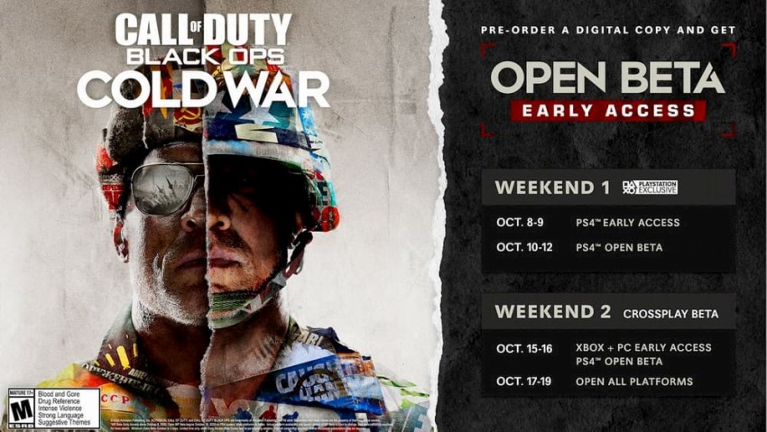 Call of duty black ops cold war - date open beta