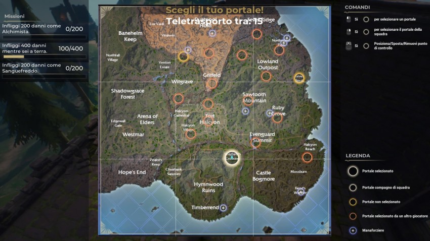 Spellbreak mappa di gioco