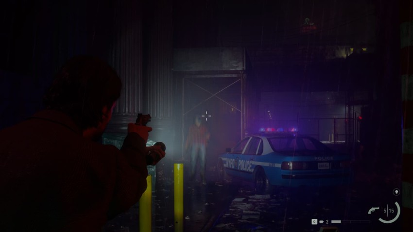 Alan Wake 2 gameplay vicolo