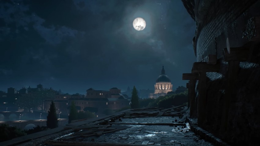 Indiana Jones e l'antico cerchio città del vaticano notte