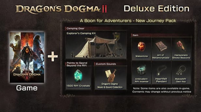 Dragon's Dogma 2 contenuti deluxe