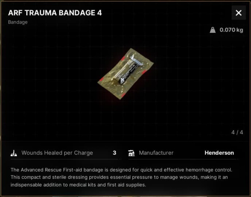 Gray Zone Warfare Bandage